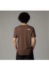 The North Face M Ss Simple Dome Tee Smokey Brown