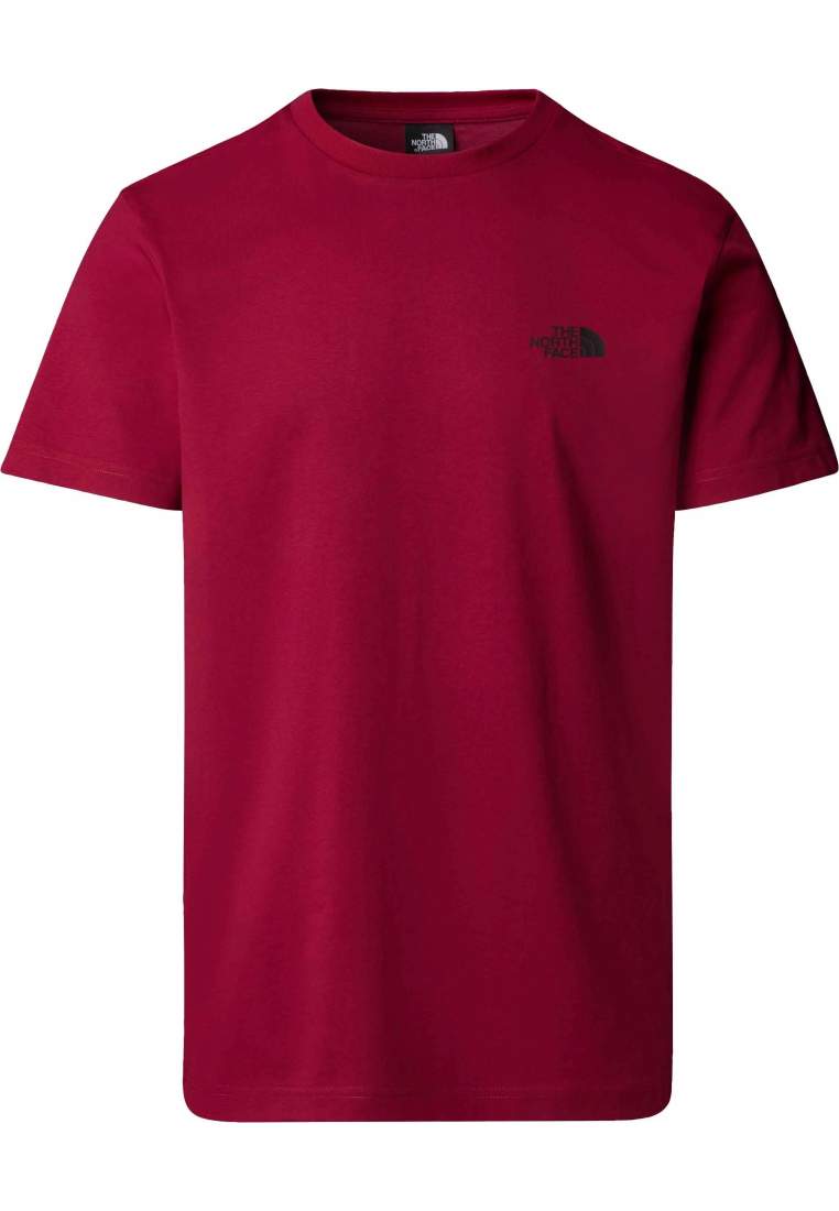 The North Face M Ss Simple Dome Tee Beetroot