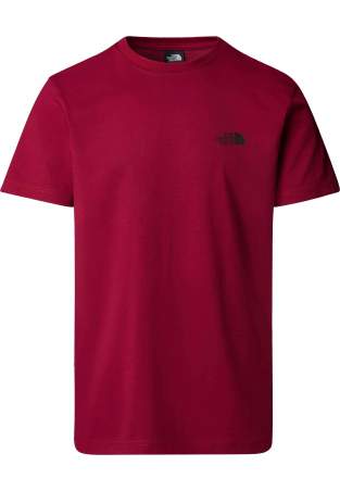 The North Face M Ss Simple Dome Tee Beetroot