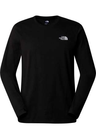 The North Face M Ls Simple Dome Tee Tnf Black