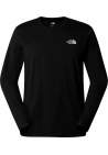 The North Face M Ls Simple Dome Tee Tnf Black