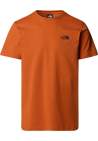 The North Face M Ss Simple Dome Tee Earthen Copper
