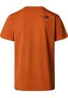 The North Face M Ss Simple Dome Tee Earthen Copper