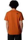 The North Face M Ss Simple Dome Tee Earthen Copper