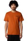 The North Face M Ss Simple Dome Tee Earthen Copper