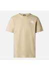 The North Face M Ss Red Box Tee Khaki Stone