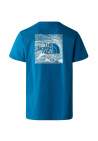 The North Face M Ss Redbox Cel Tee Adriatic Blue