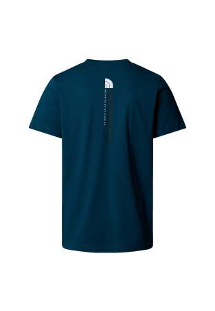 The North Face M Vertical Ss Tee Midnight Petrol