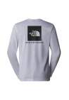 The North Face M Ls Box Nse Tee Tnf White
