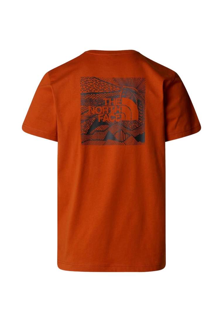 The North Face M Ss Redbox Celebration Tee Earthen Copper