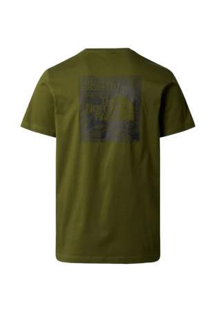 The North Face M Ss Redbox Cel Tee Forest Olive