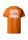 The North Face M Ss Redbox Cel Tee Desert Rust