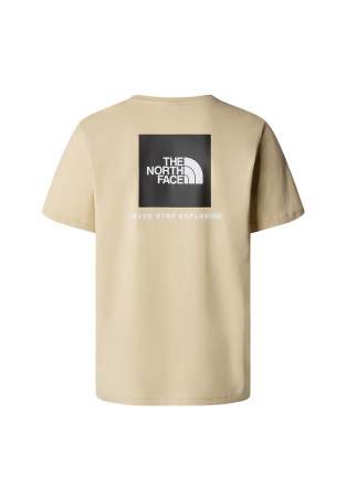 The North Face M Ss Red Box Tee Khaki Stone