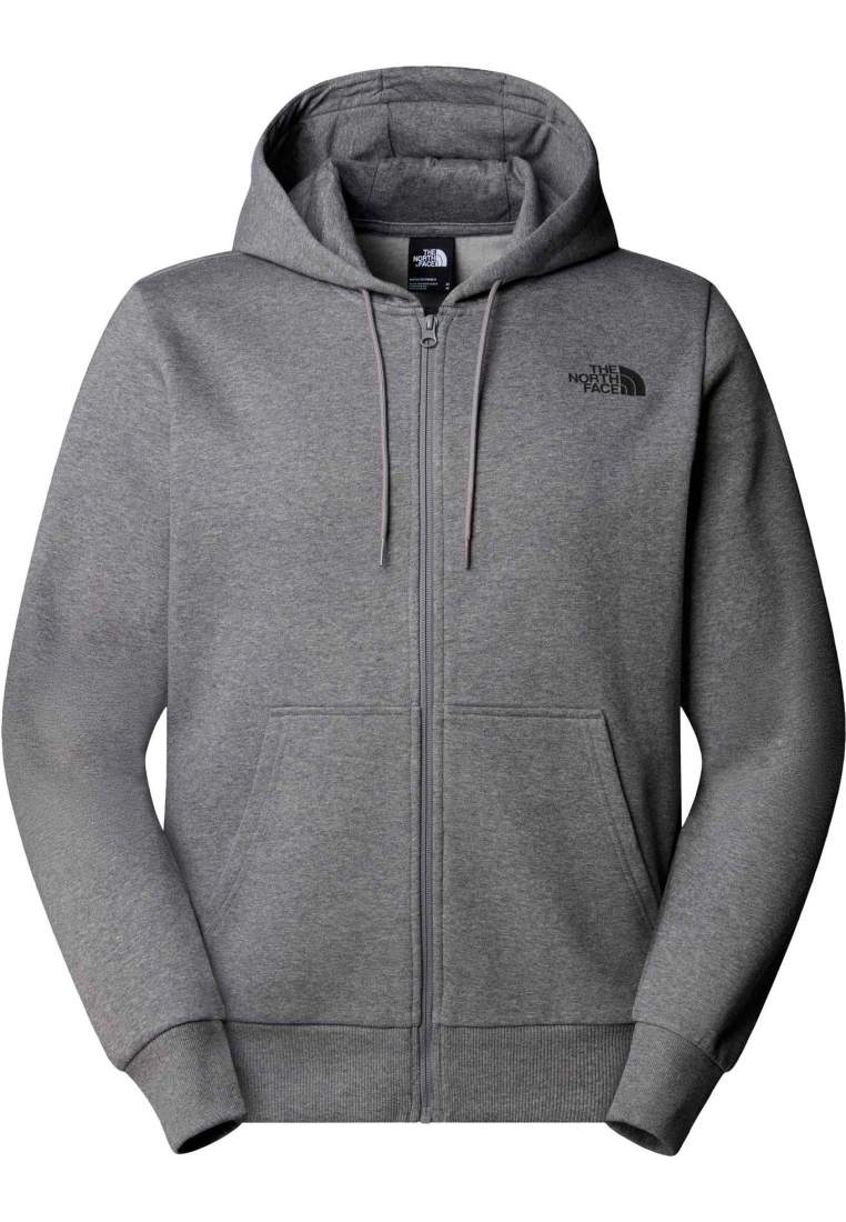 The North Face M Simple Dome Full Zip Hoodie Tnf Medium Grey Heather