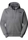 The North Face M Simple Dome Full Zip Hoodie Tnf Medium Grey Heather