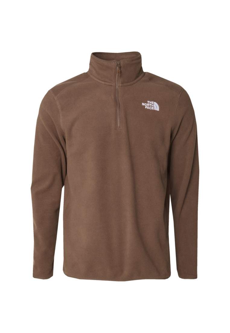 The North Face M 100 Glac 1 Quart Zip Smokey Brown