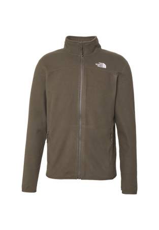 The North Face 100 Glacier Full Zip New Taupe Green