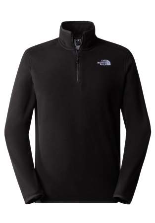 The North Face M 100 Glacier 1 Quart Zip Tnf Black