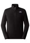 The North Face M 100 Glacier 1 Quart Zip Tnf Black