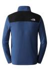 The North Face Hs Fleece Fz Shadyblu Tnfblk