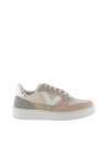 Victoria Madrid Mesh Et Cuir Beige