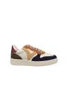 Victoria Madrid Cuir Fendu Multicolore Marino