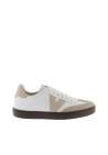 Victoria Berlin Cycliste Effet Cuir Et Cuir Fendu Beige