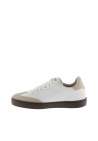 Victoria Berlin Cycliste Effet Cuir Et Cuir Fendu Beige