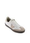 Victoria Berlin Cycliste Effet Cuir Et Cuir Fendu Beige
