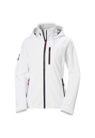 Helly Hansen W Crew Hooded Jacket 2.0 White