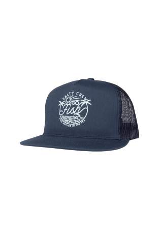 Salty Crew Go Fish Trucker Hat Navy