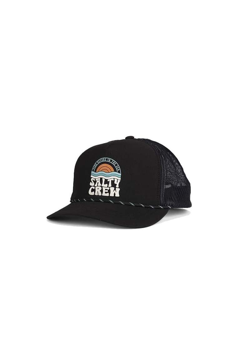 Salty Crew Sundown Trucker Black