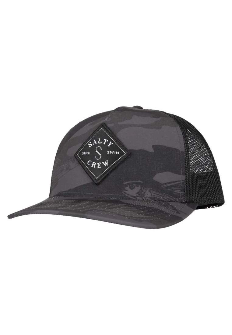 Salty Crew Sealine Retro Trucker Black Camo