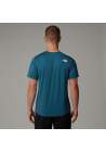 The North Face M 24 7 Ss Tee Reg Mallard Blue