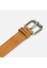Timberland 35Mm Nubuck Belt With Vertical Wheat