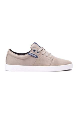 supra stacks ii vintage khaki-white