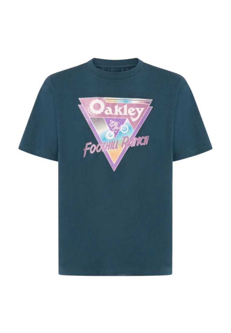 Oakley En New Retro Tee Triangle 1 0 Oil Blue