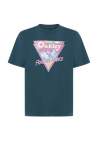Oakley En New Retro Tee Triangle 1 0 Oil Blue