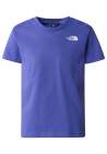 The North Face B Ss Redbox Tee Graphic Dopamine Blue