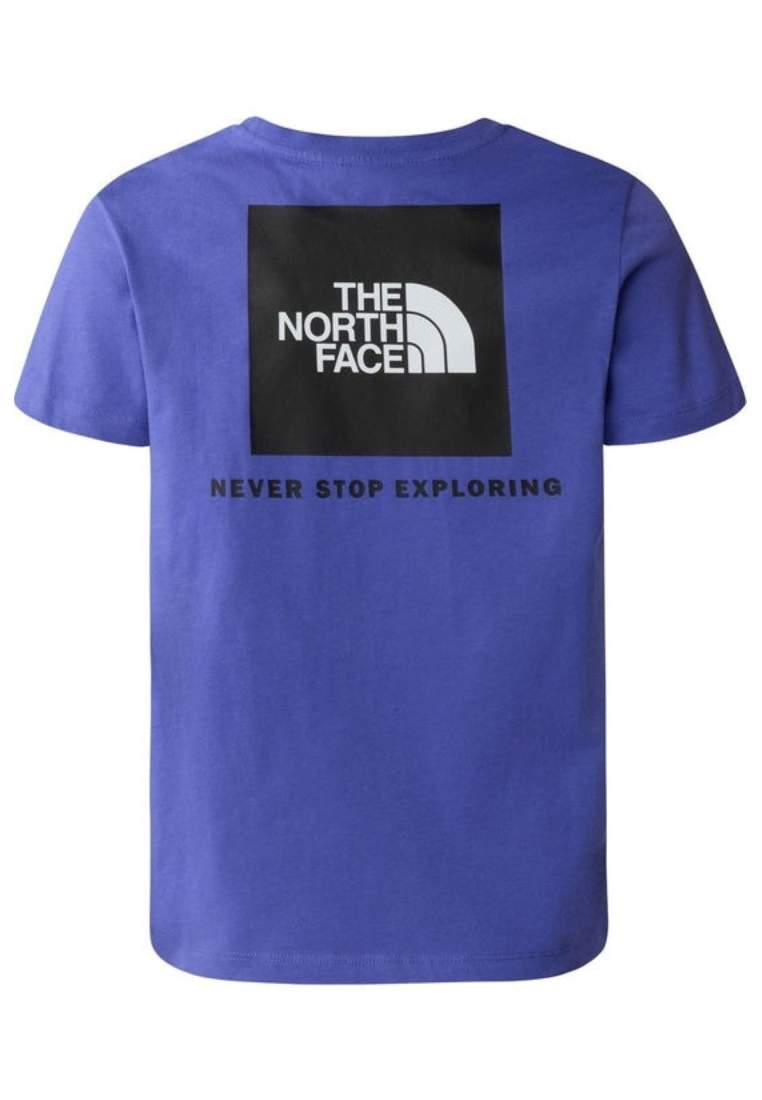 The North Face B Ss Redbox Tee Graphic Dopamine Blue