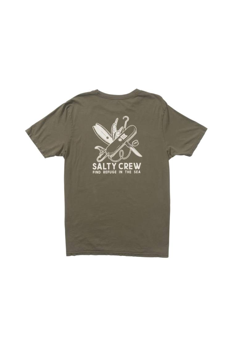 Salty Crew Pocket Knife Vintage Ss Dusty Olive