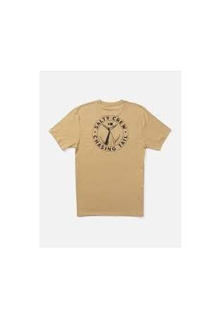 Salty Crew Tailgate Premium Ss Tee Khaki