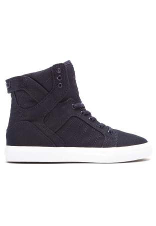 supra skytop black white