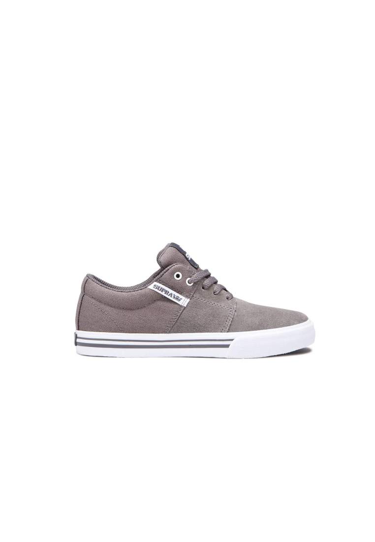 supra stacks vulc ii grey white