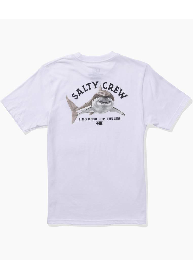 Salty Crew Lurking Ss Tee White