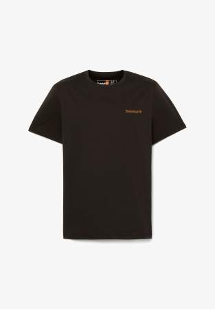 Timberland Small Linear Logo Print Black