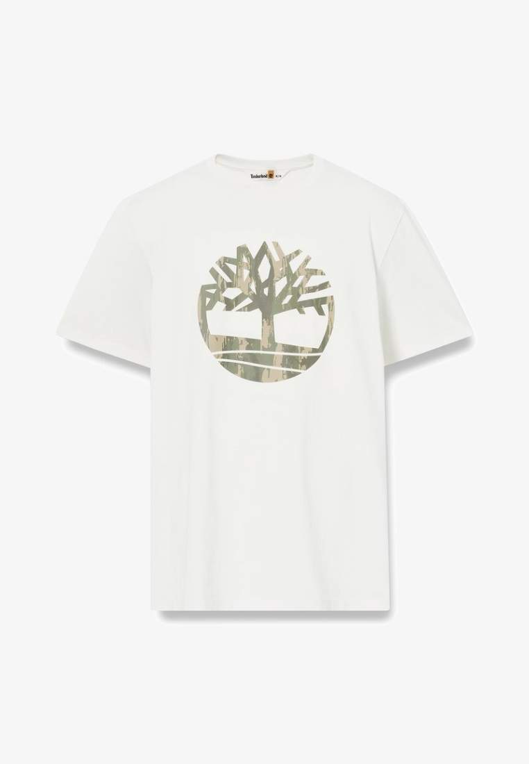 Timberland Kenn Back Camo Tree Logo Sho White