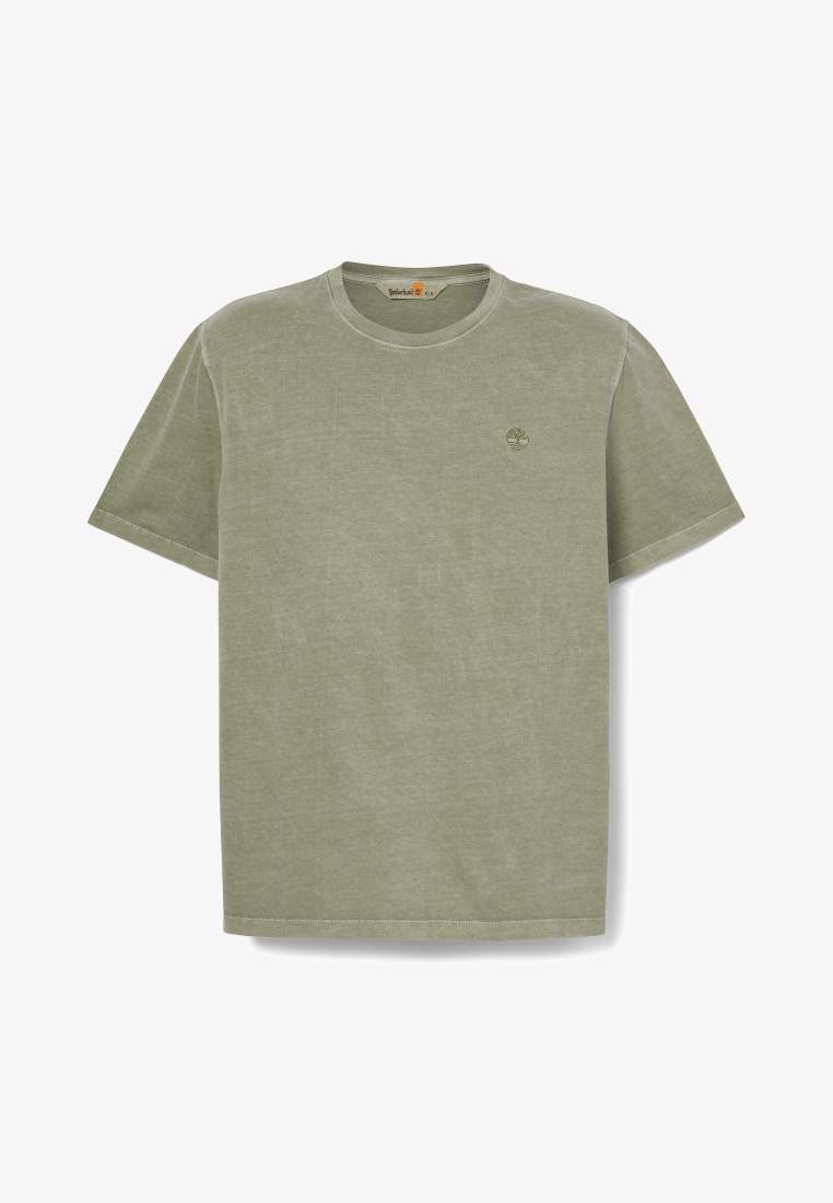 Timberland Garment Dye Short Sleev Dark Green