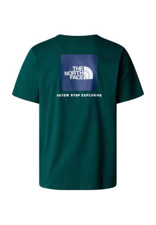 The North Face M Ss Box Nse Tee Deep Nori Estate Blue