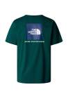 The North Face M Ss Box Nse Tee Deep Nori Estate Blue